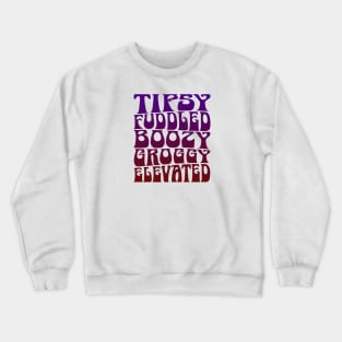 Phish Fluff's Travels Purple Red Crewneck Sweatshirt